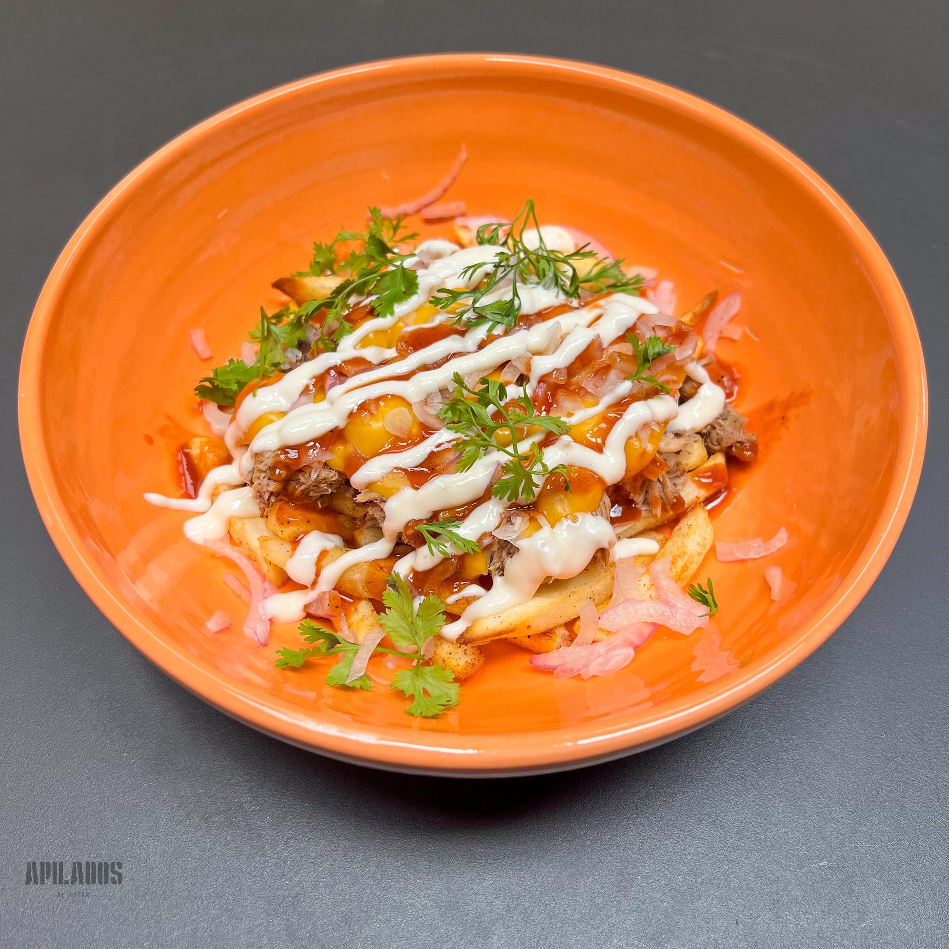 Bbq Pulled pork apilado