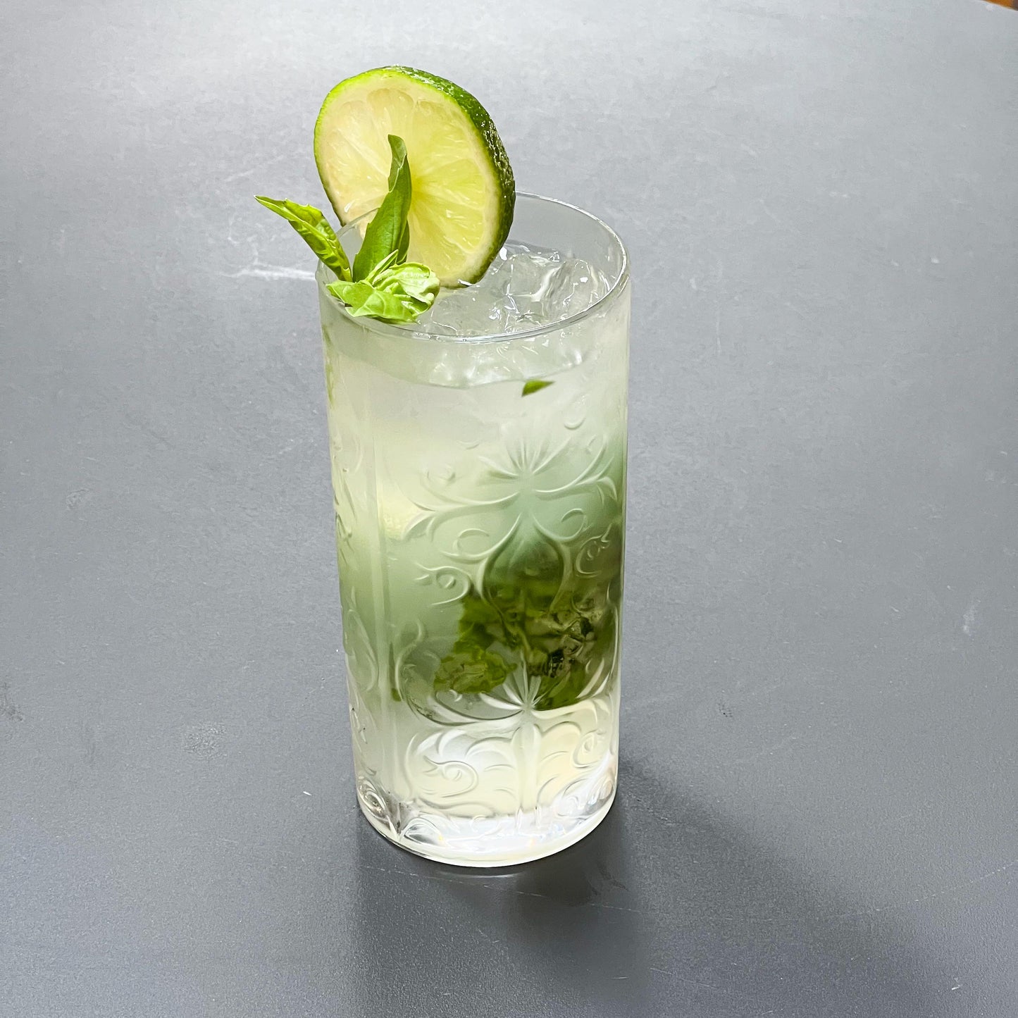 Basil rum punch