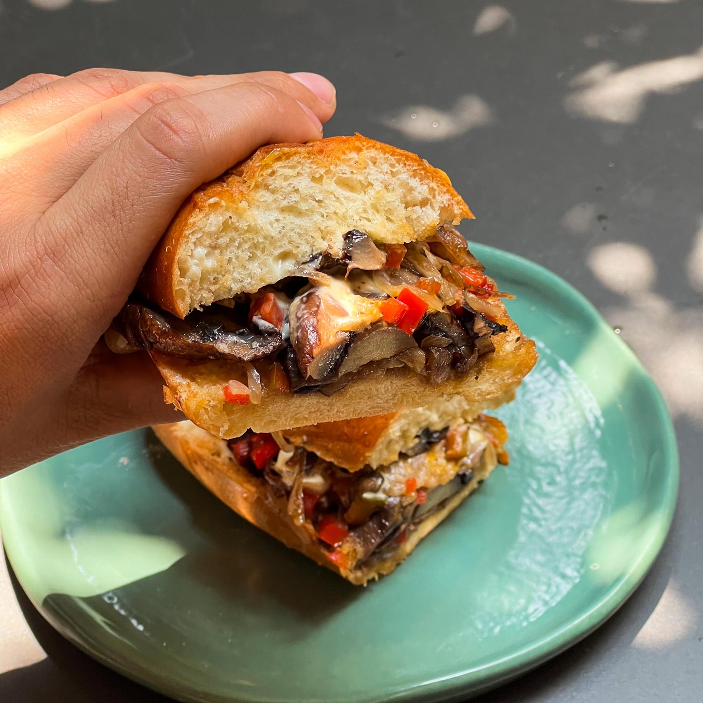 Veggie Philly Cheese