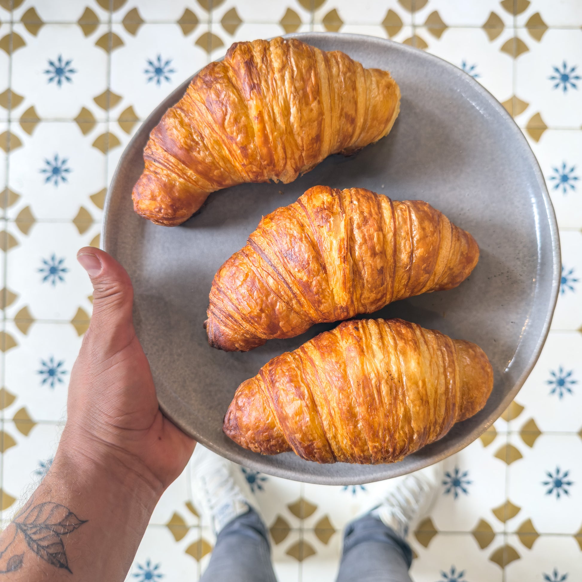 Croissant de mantequilla