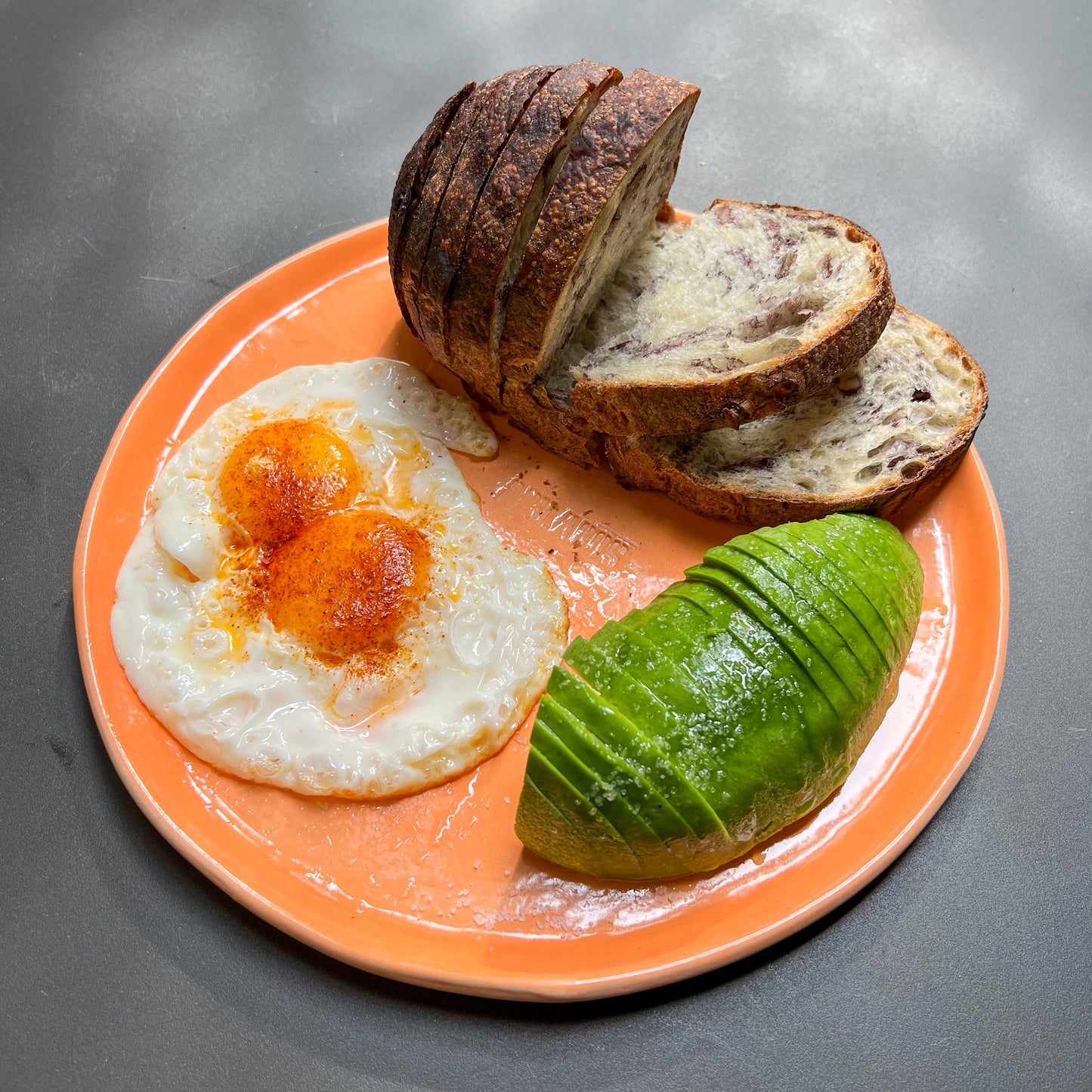 bread and avocado
